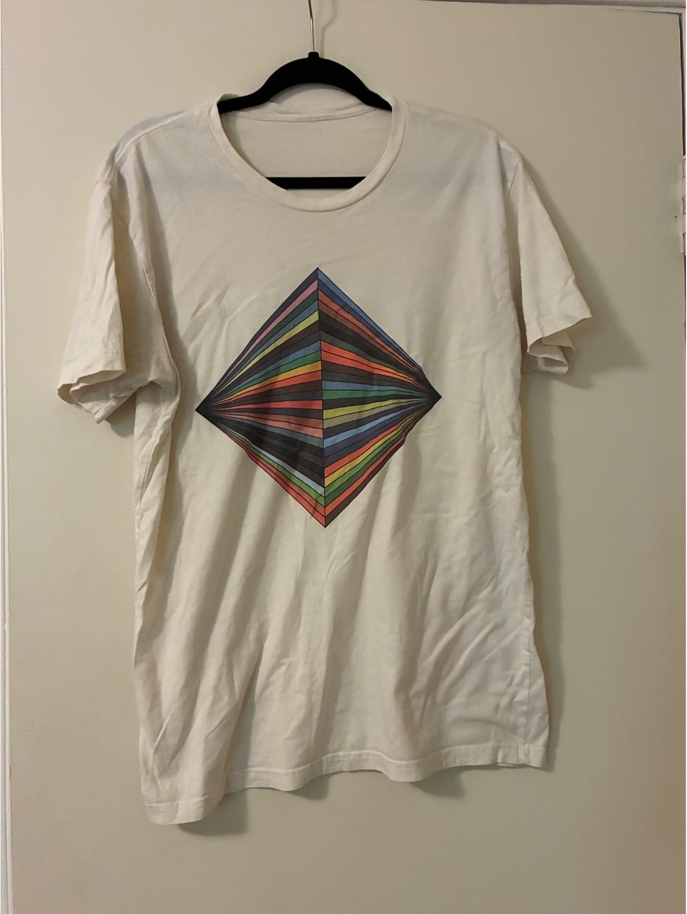 Cool Colorful STRFKR Jupiter Band Tee – Cream Indie Rock Concert Graphic T-Shirt